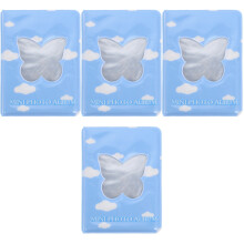 4Pcs Practical Sky-Blue Photo Collector Album for Special Occasions