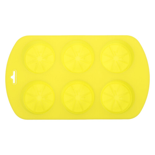 Yellow Silicone Lemon Candy Cake Molds Nonstick DIY Baking Tray