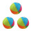 3Pcs Multi Inflatable Cloth Balloon Durable Soft Outdoor Playing Ball 1