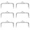 18Pcs Silver Purse Clasp Frames Durable DIY Handbag Handle Accessories 1