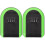 2Pcs Outdoor Key Lock Box Black ABS Plastic Combination Lock 1