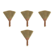 4Pièces Balais Petit Format En Miscanthus Nettoyage Bureau Maison