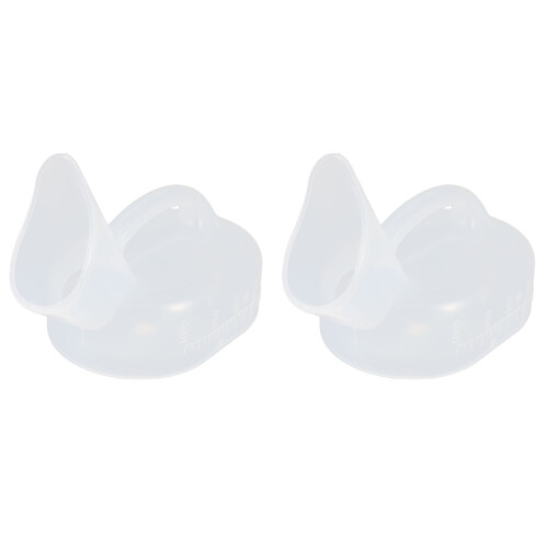 4Pcs Elder Urinal Large Capacity Portable Urine Bottle White Reusable