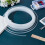 1set1Roll20yard Ύφασμα νυφικού PP για ράψιμο οστών για DIY είδη ραπτικής Αξεσουάρ Clear8x1.5mm 4