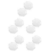 10Pcs White Waxed Linen Thread with Beeswax for Quilting and Sewing