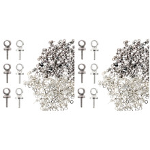 4Sets Heavy-Duty Screw Hooks for DIY Jewelry and Crafts