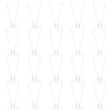 75Pcs Transparent Ice Cream Holders Parfait Cups Cold Drink Containers