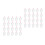 40Sets Plastic Mini Cups for DIY Crafting Keychains & Miniature Scenes 1