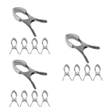 15Pcs Silver Stainless Steel Clip for Saxophone Flute Clarinet Repair