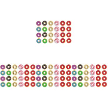 96Pcs Mini Erasers for Kids Cute Donut Toy Pupil Rubbers