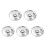 5Pcs Metal Seasoning Pot Lids Silver Universal Kitchen Covers 1