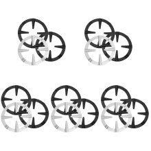15Pièces Anneaux Wok Cuisine Fer Compact Résistants Usage Camping