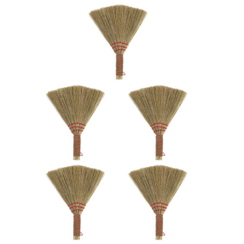 5Pcs Multi Color Soft Hand Whisk Broom Portable Home Sweeping Tool