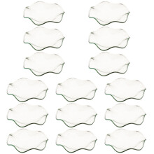 15Pcs Transparent Wax Warmer Heating Glass Dishes for Candle Lamps