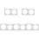 10Pcs Clear Acrylic Cake Molds for Layer Cake Baking and DIY 1