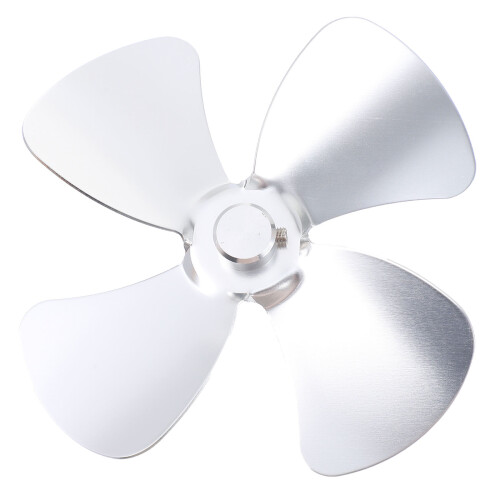 3Pcs Silver Stove Fan 4- Aluminum Heat Powered Replacement