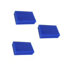 3Pcs Blue Wax Blocks for Precise Jewelry Carving and Wax Casting