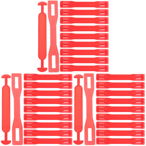 300Sets Heavy Duty Red Plastic Shipping Handles for Box Use