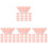 400Pcs Pink Baking Paper Cups Cupcake Liners for Decorative Use 1