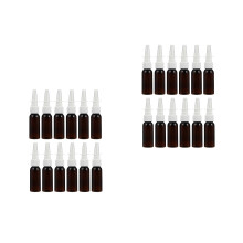 24Pcs Sturdy Brown Pet Spray Bottle Containers for Liquid Storage