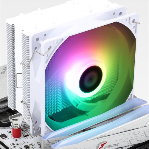 TL-AX120R-SE ΛΕΥΚΟ Ψύκτης Αέρα CPU ARGB 4 Θερμοσωλήνες για Intel & Amd Common Platform Αθόρυβο Ψυγείο 1