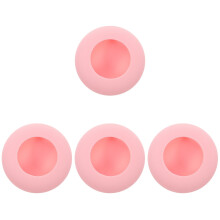 4Pcs Soft Pink Silicone Case Cover for Dog Collar Holders