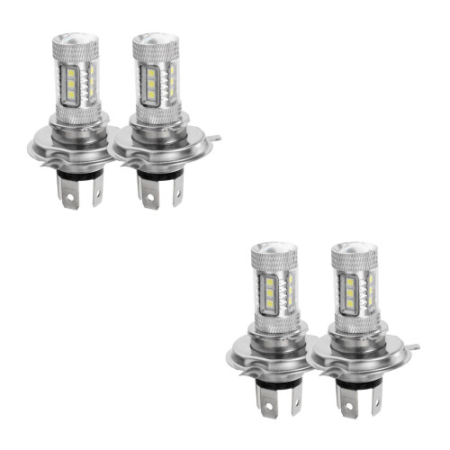 4Pcs Universal Car Head Lights Replacement Bulbs for