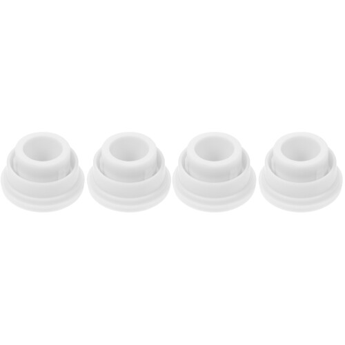 4Pcs White Rubber Stopper Caps for Pool Ladder Bumpers Easy Install