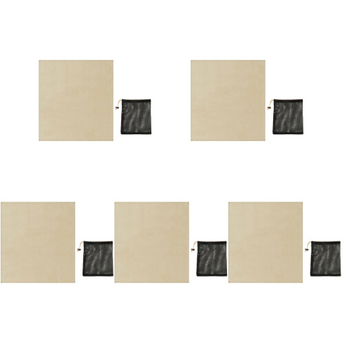 5Sets Flexible Fireproof Cushion Outdoor Fire Mat for Camping Bbq