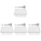 4Sets Dish with Lid and for Home Storage 1