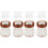 4Sets Portable Brown Contacts Lens Case Organizer with Sealing Lid 1