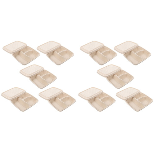 20Pcs Paper Takeout with Multiple Compartments