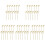 1000Pcs Disposable Bamboo Party Fruit Sticks Decorative Toothpicks 1
