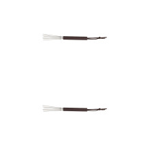 2Pcs Brown Coffee Stirrer Needles for Accurate Powder Distribution