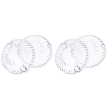 4Pcs ABS White Motorcycle Signal Light Covers Durable Outdoor Lens Cap