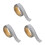 3 Rolls Grey Foam DIY Wall Trim Molding Peel and Stick Decorative 4