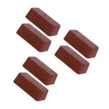 6Pcs Metal Polishing Paste Wax Dark Red for Indoor and DIY Buffing Use