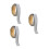 3 Rolls Grey Foam DIY Wall Trim Molding Peel and Stick Decorative 9