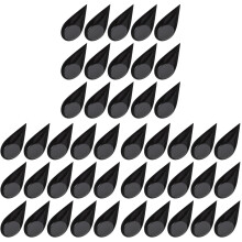 120Pcs Black Appetizer and Dessert for Party Serving