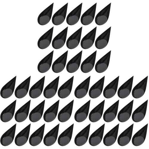 120Pcs Black Appetizer and Dessert for Party Serving