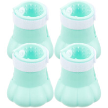 8Pcs Protective Silicone Cat Boots Light Covers with Strap