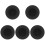 5Pcs Black Silicone Protector Cover for Pet Collar Holder 1