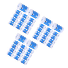 60Pcs Smooth Stitch Counters for Knitting Blue Plastic Crochet Markers