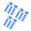 60Pcs Smooth Stitch Counters for Knitting Blue Plastic Crochet Markers 1
