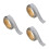 3 Rolls Grey Foam DIY Wall Trim Molding Peel and Stick Decorative 1