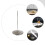 2Pcs Heavy Base Silver Receipt Spike Holder for Restaurant Kitchen Use 8