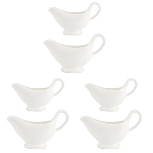 6Pièces Pots Sauce Bateaux Céramique Usage Cuisine 1