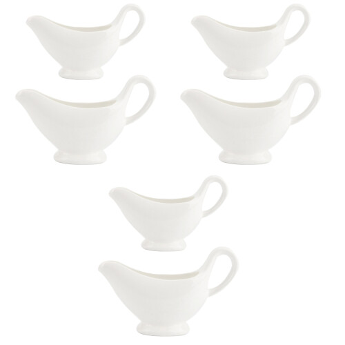 6Pièces Pots Sauce Bateaux Céramique Usage Cuisine 2