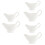 6Pièces Pots Sauce Bateaux Céramique Usage Cuisine 6