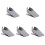 5Pcs Table Side Cup Clip Desk Edges Grey Holder for Home Use 2